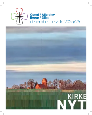 Kirkenyt forside af Allan Otte december 25-marts 26